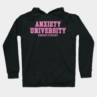 Anxiety University Honors Program Sweatshirt, Y2K Style University Sweatshirt, Mental Health Shirts, Anxiety Shirt, Gag Gift Shirt Hoodie